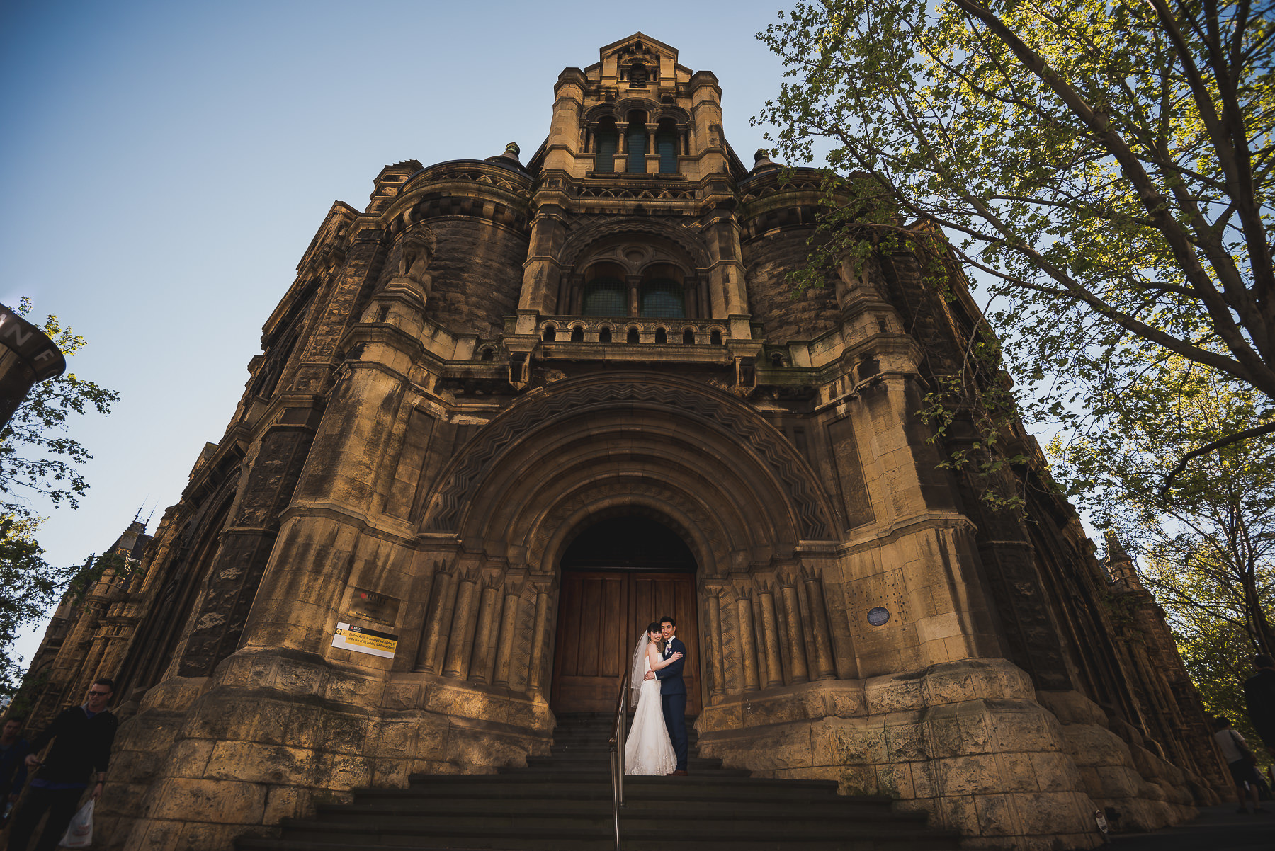Wedding at Ascot House old building