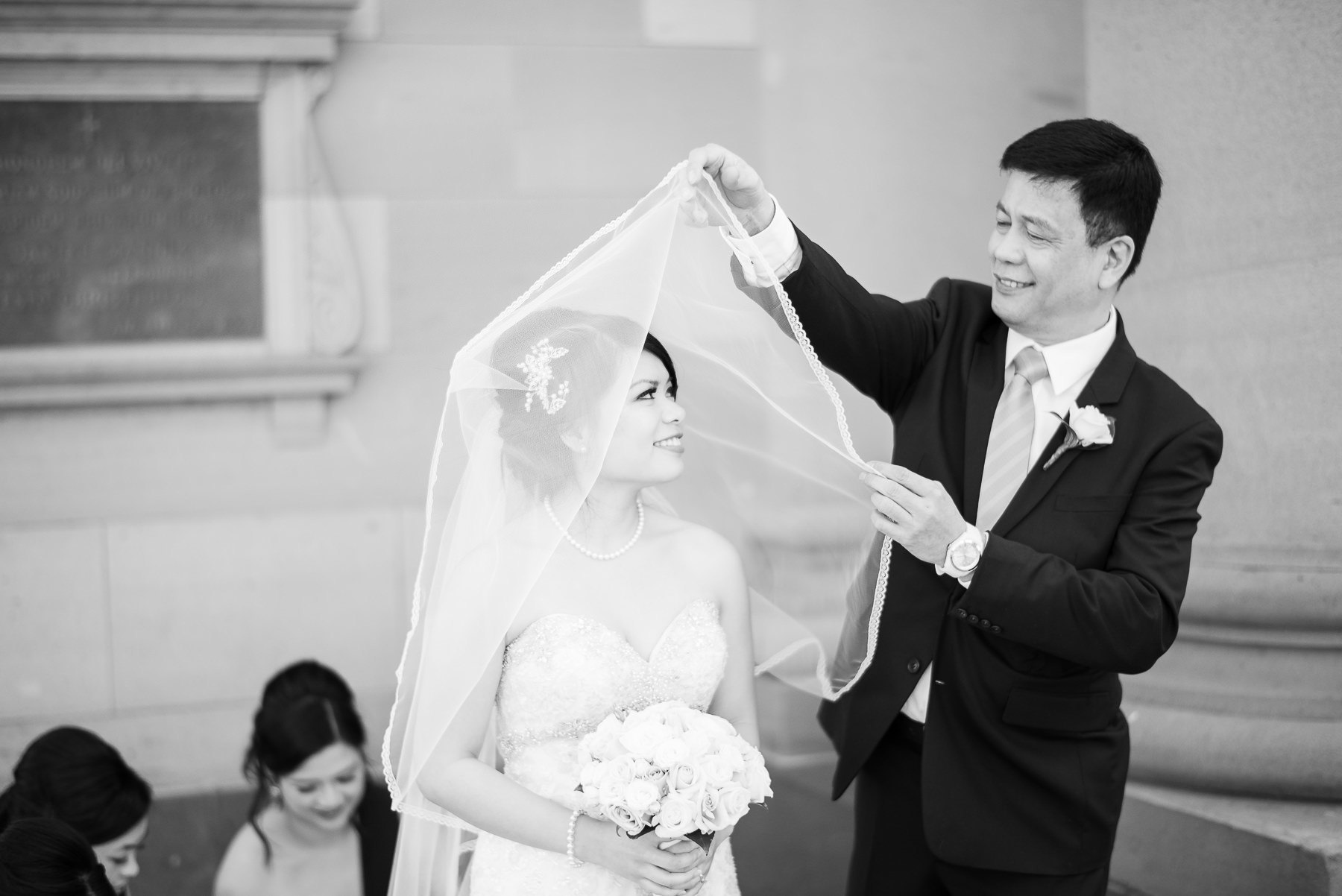 dad and bride