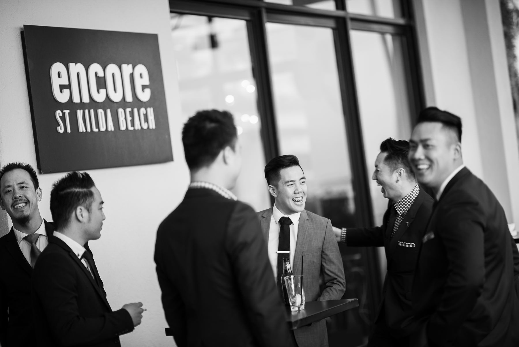 Wedding drinks at Encore