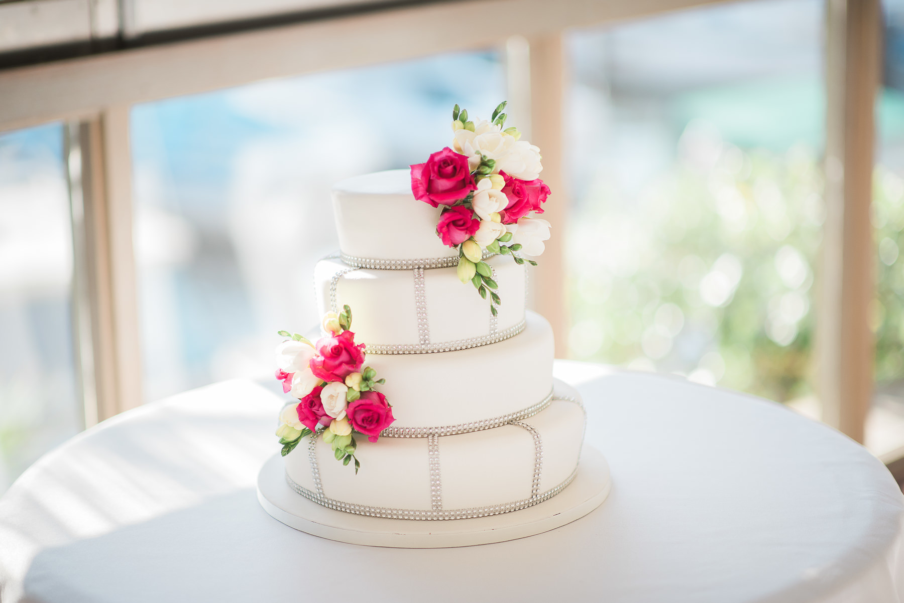 Wedding cake at Doyles Mordialloc