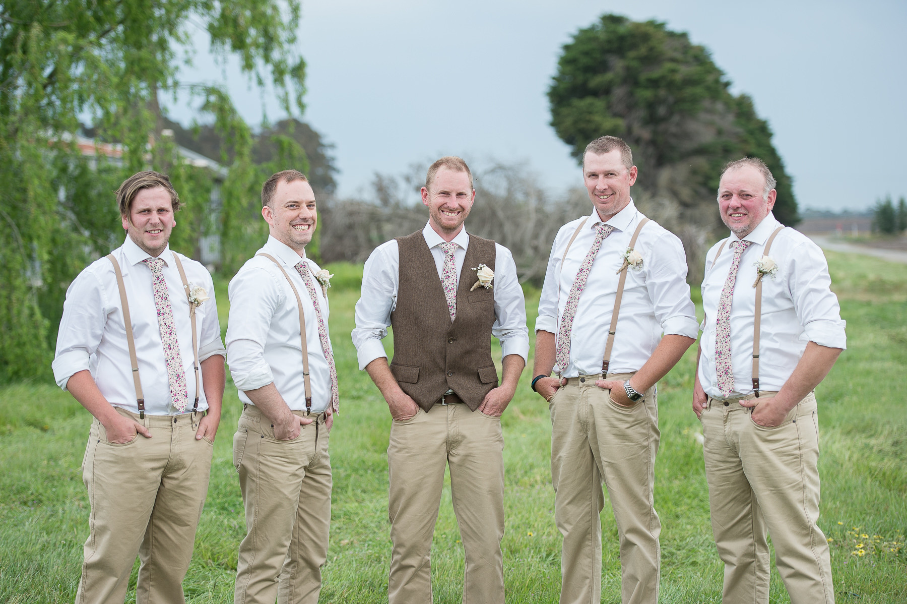 Wedding at The Old Cheese Factory Berwick boys