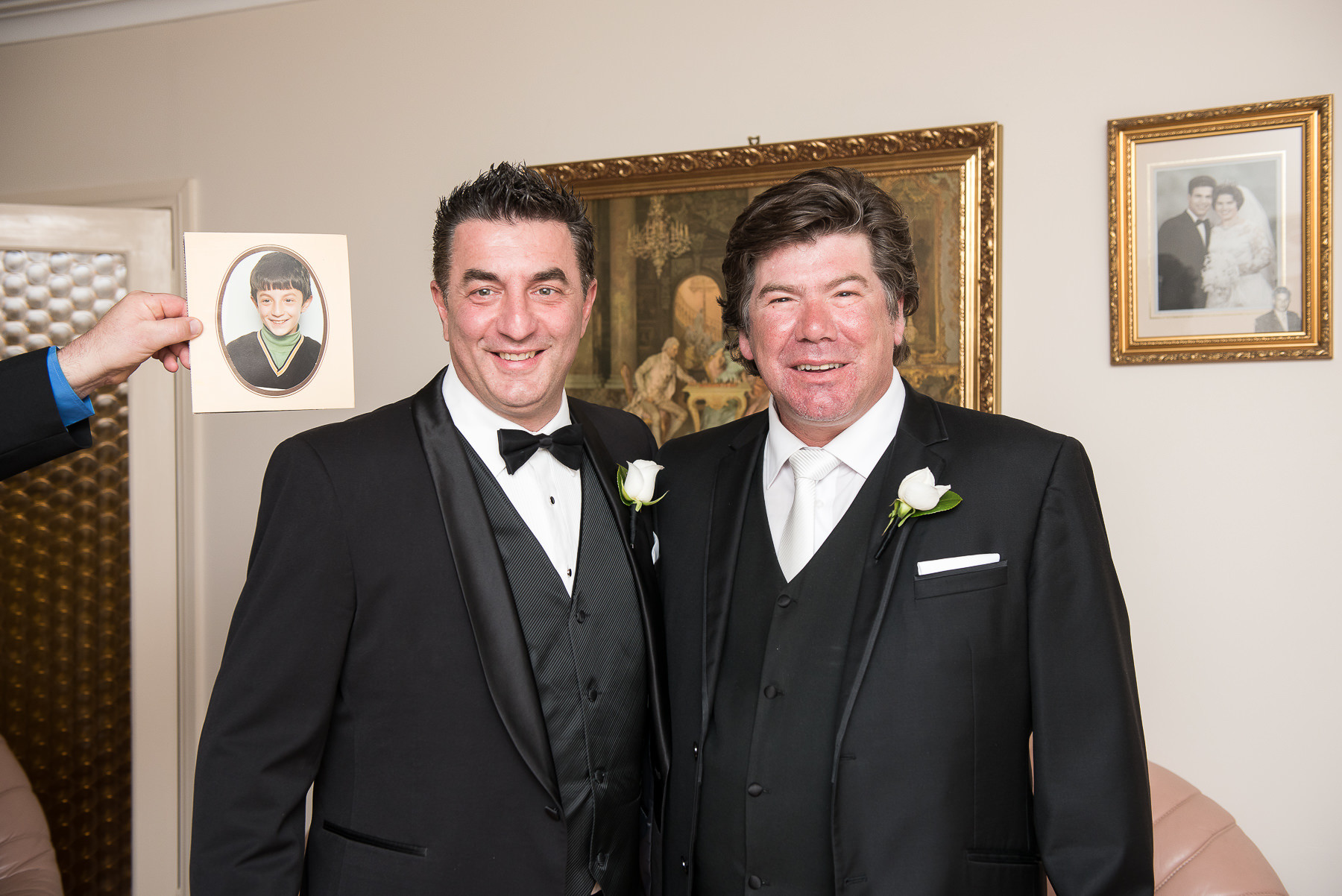 Wedding at Rivers Edge boys