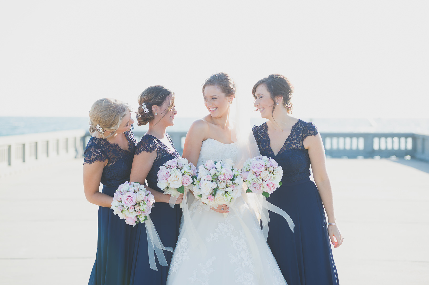 wedding at the Brighton Savoy girls