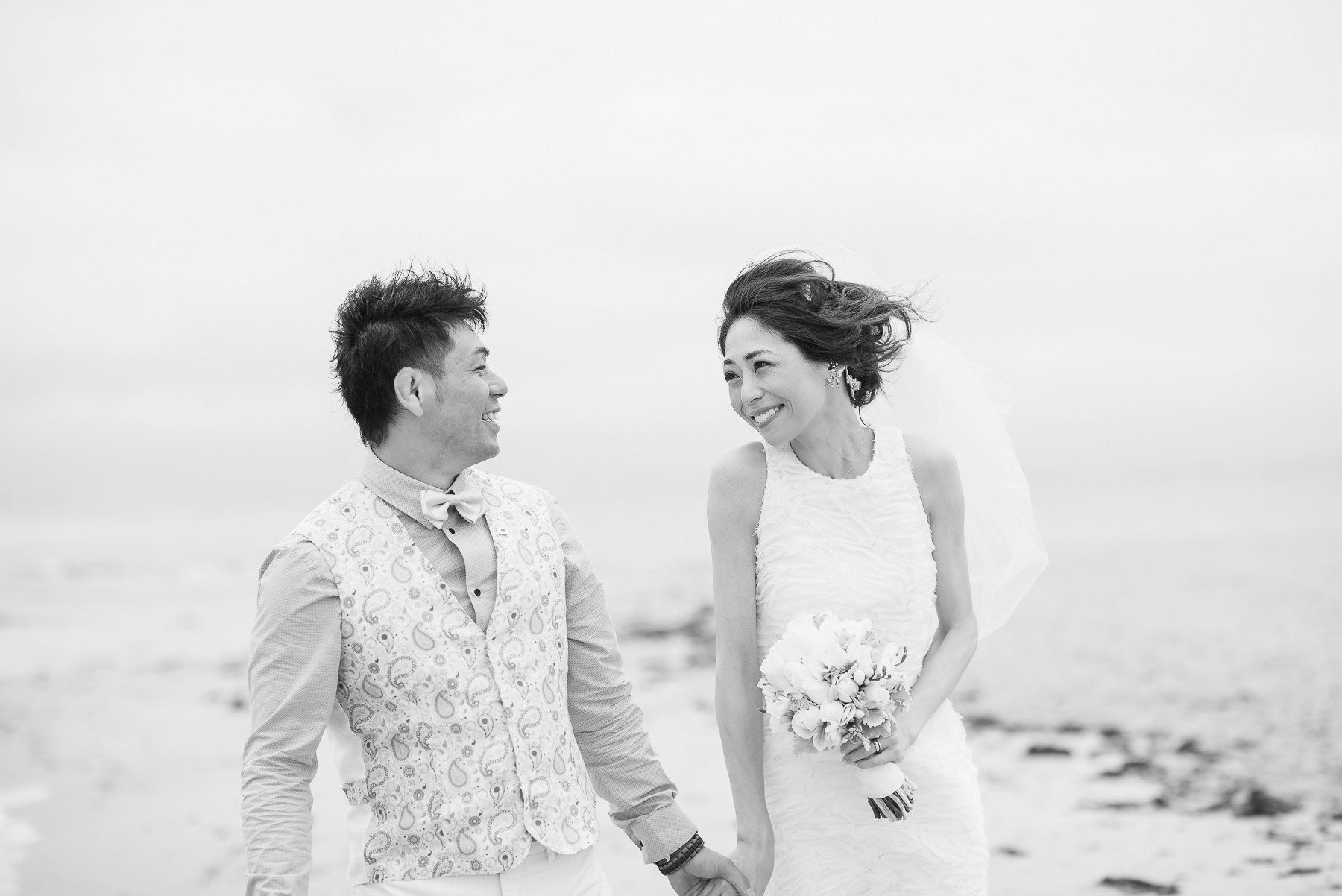 wedding on Brighton Beach cute