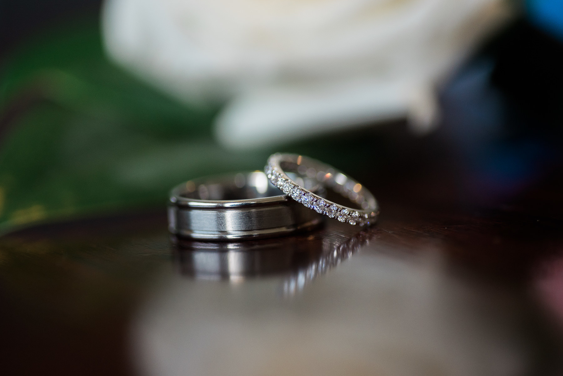 Wedding rings at Immerse Yarra Valley