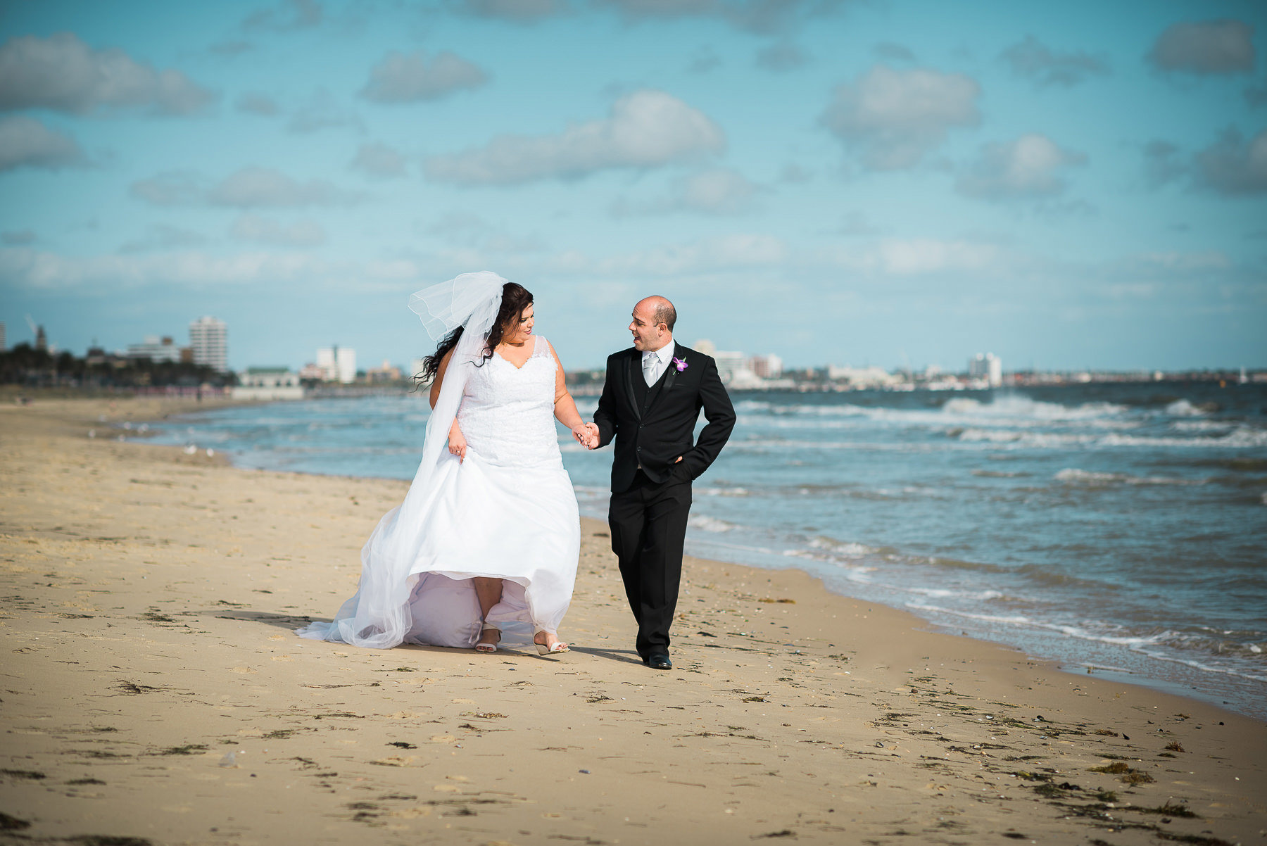 Wedding at Milanos Brighton beach photo