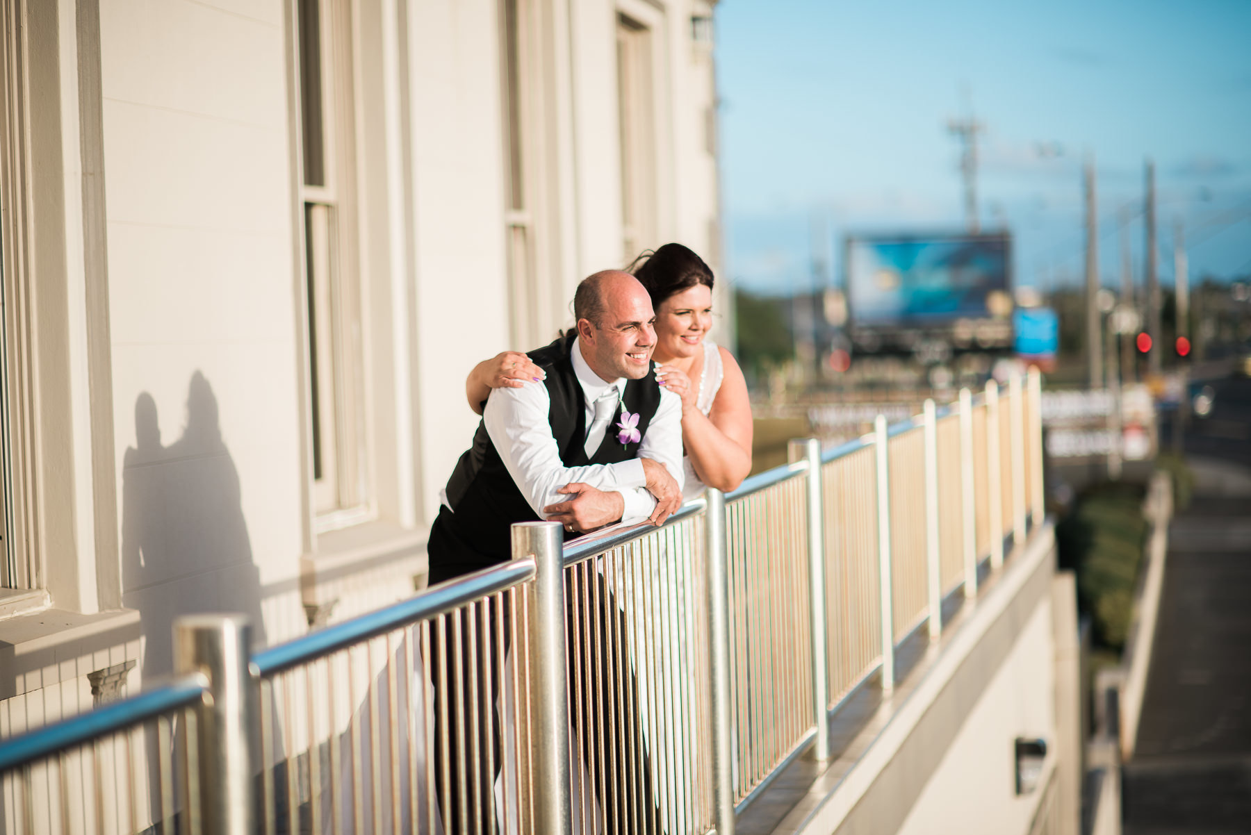 Wedding at Milanos Brighton deck