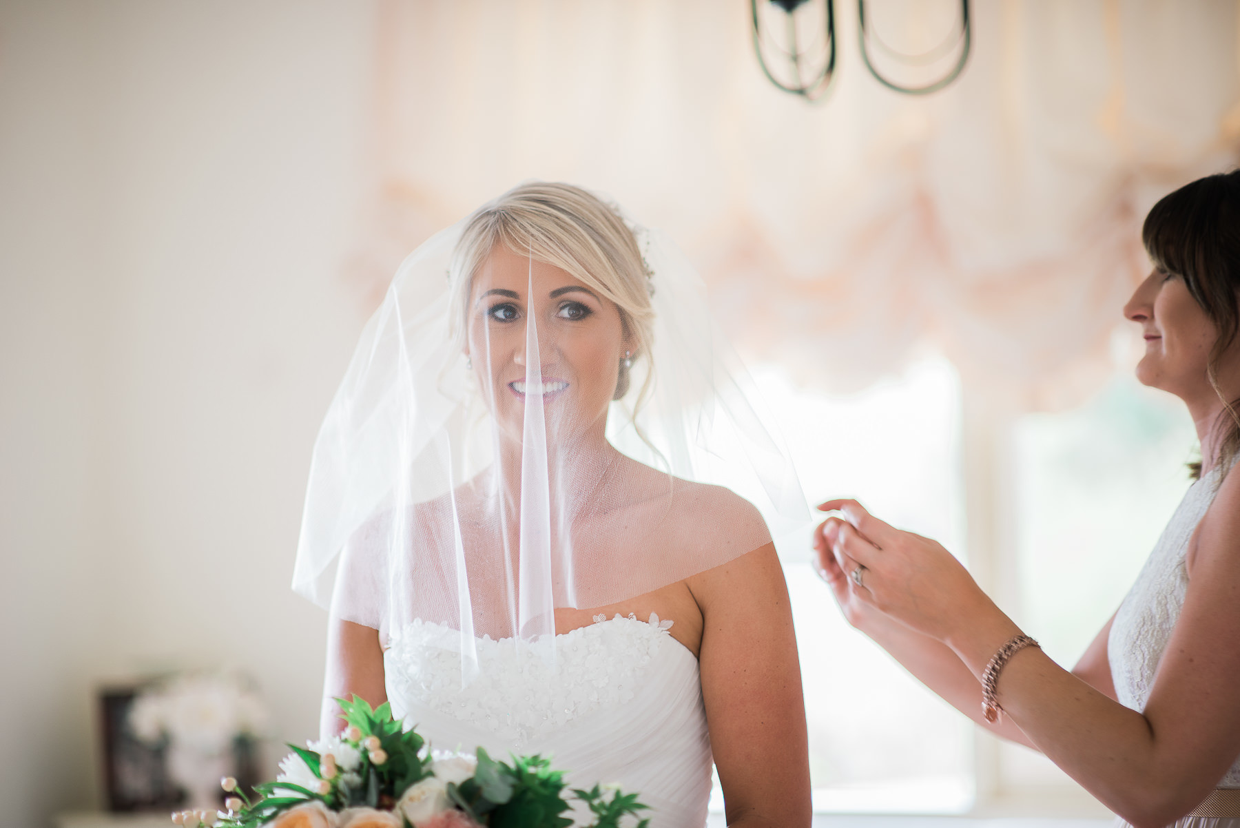 Wedding bride at Potter Receptions
