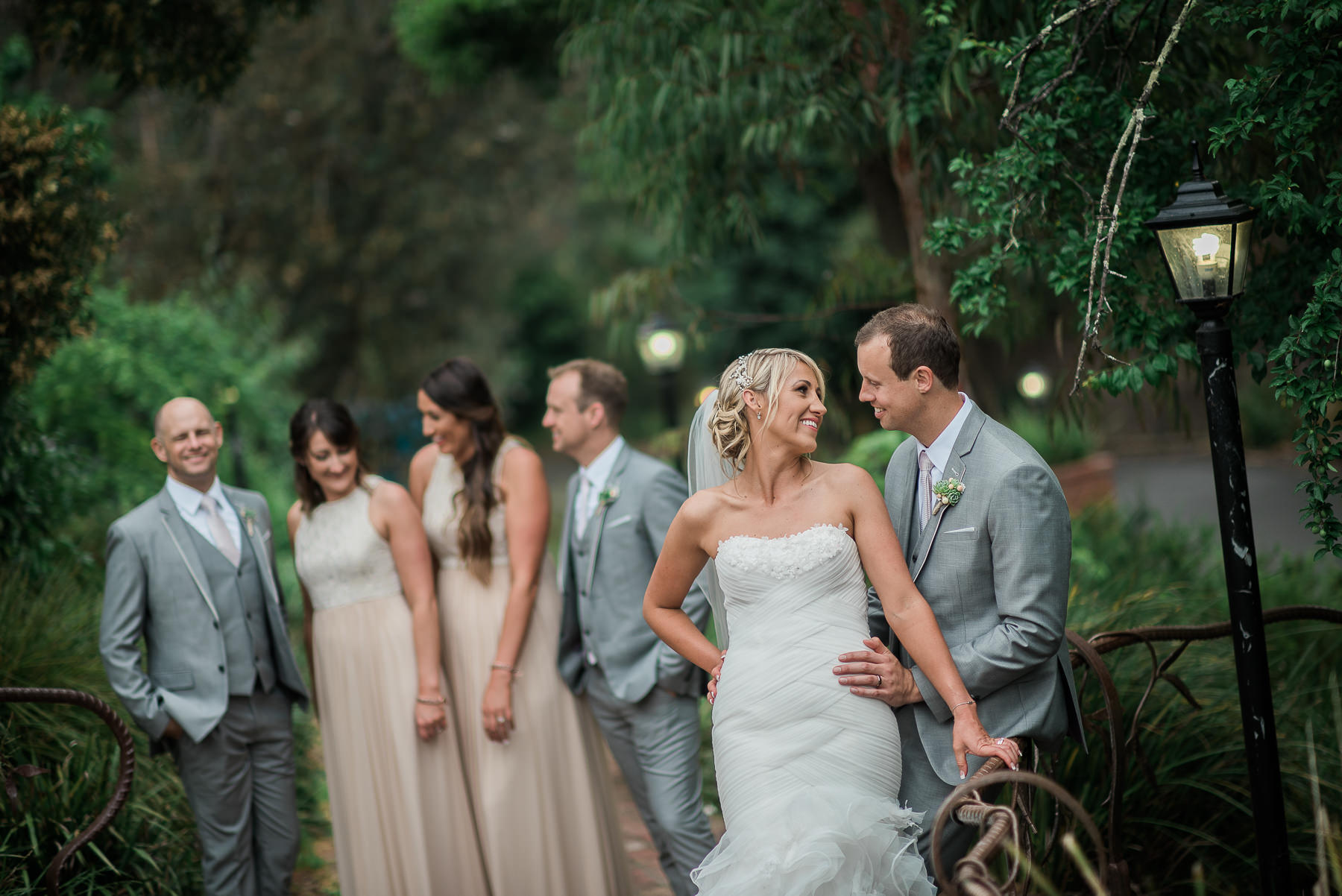 Wedding at Potter Receptions bridal party