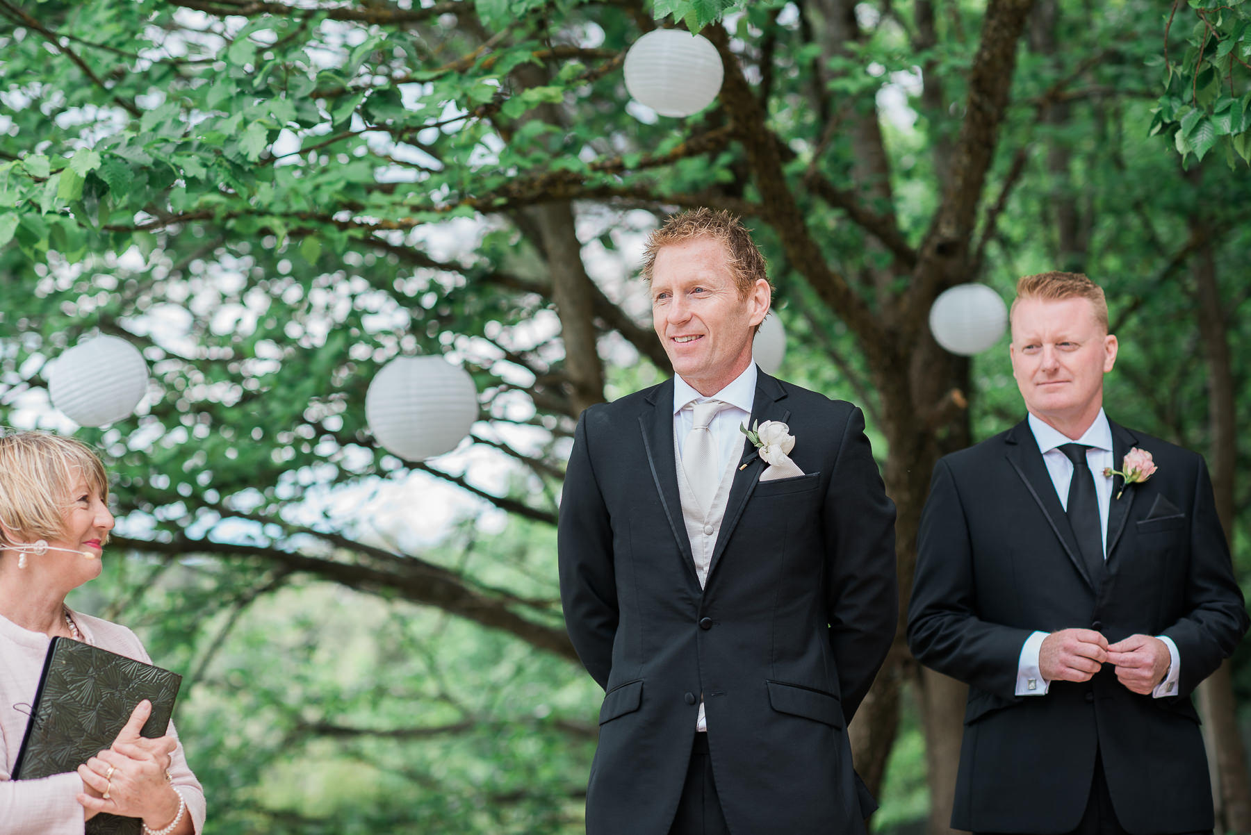 Wedding ceremony at The Convent Daylesford