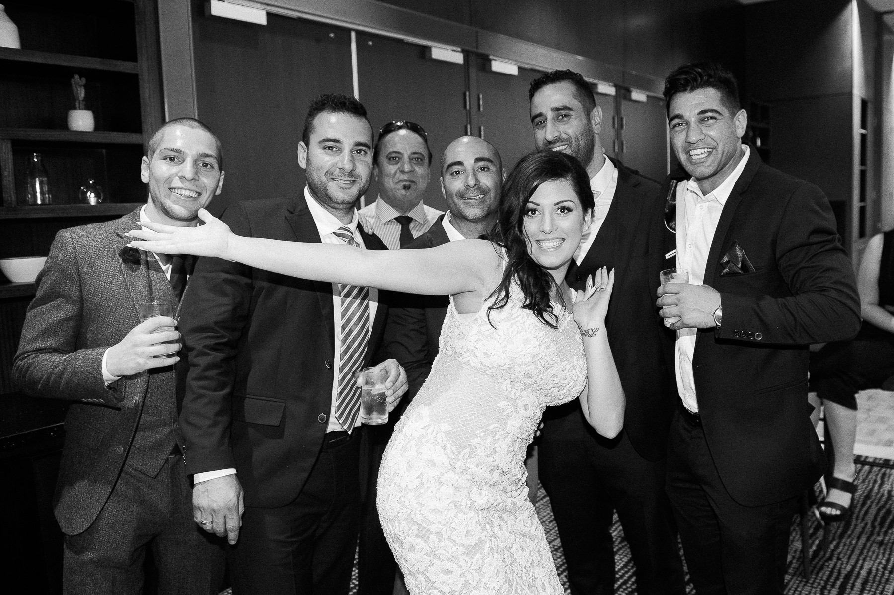 Wedding South Wharf fun