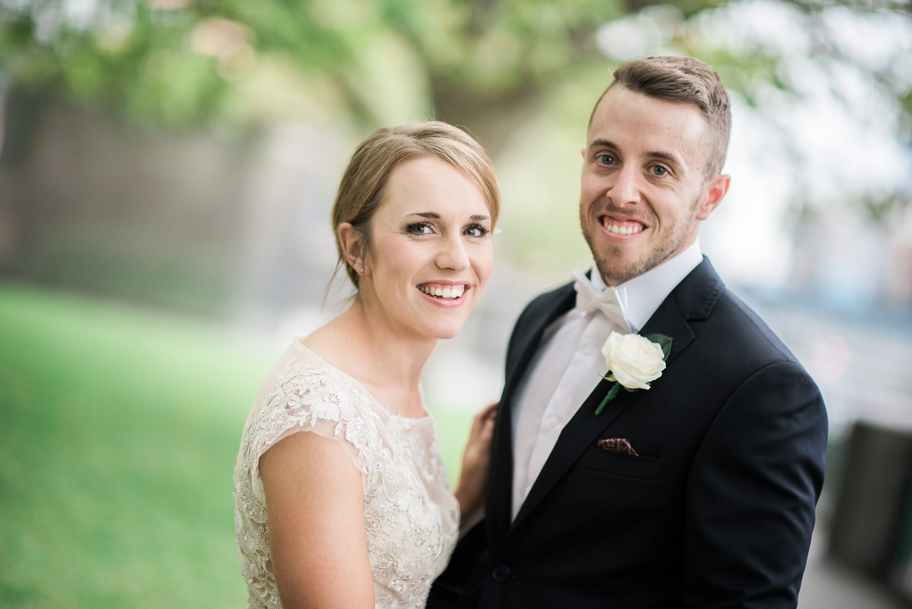 Wedding at Langham Melbourne happy couple