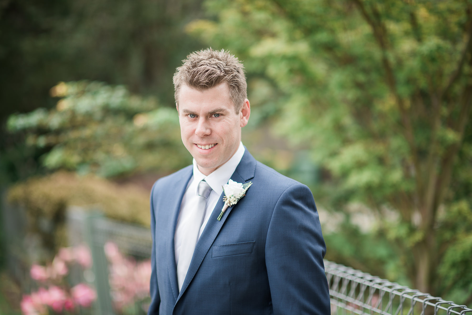 Wedding at Nathania Springs groom