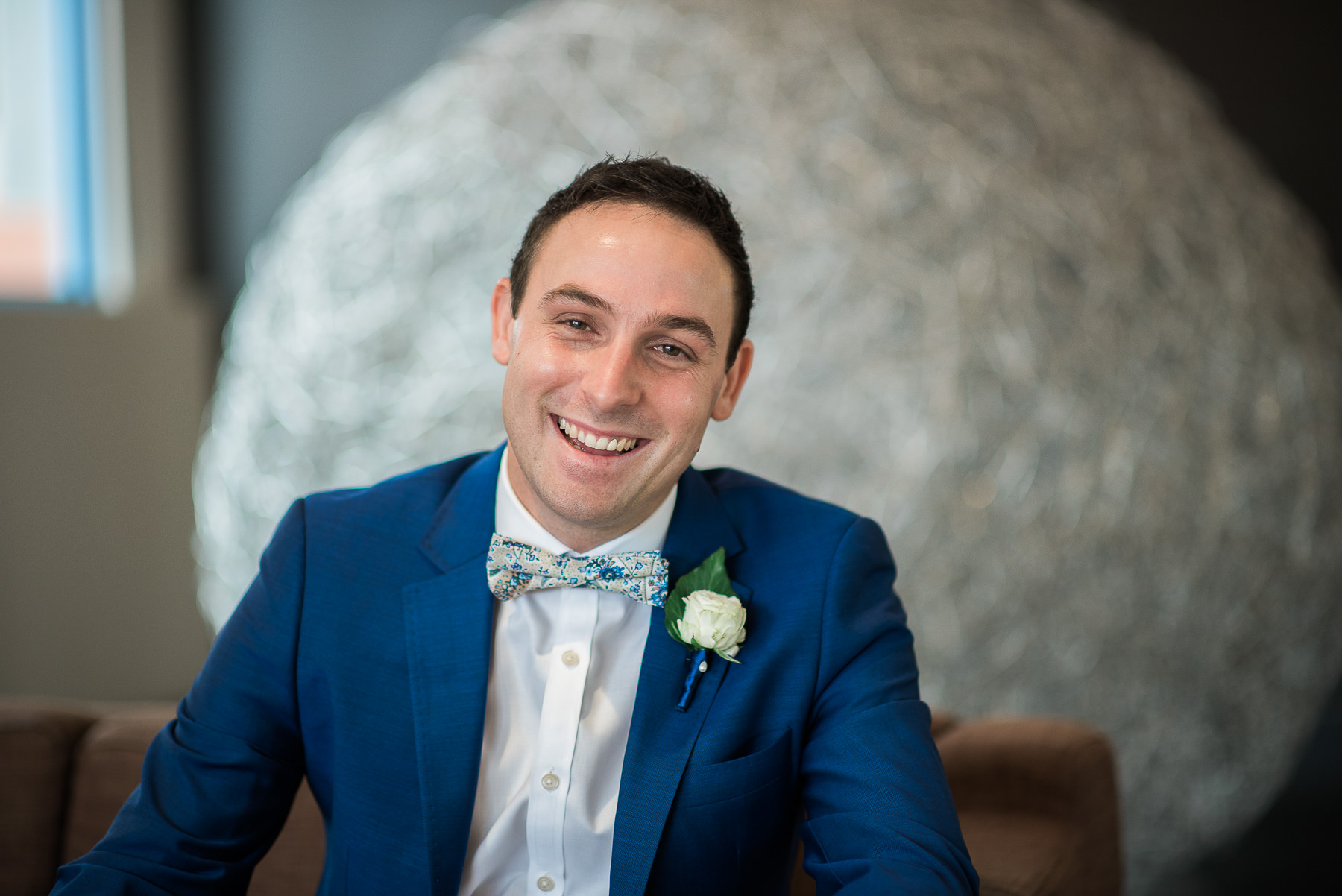 Wedding at Sails on the Bay groom