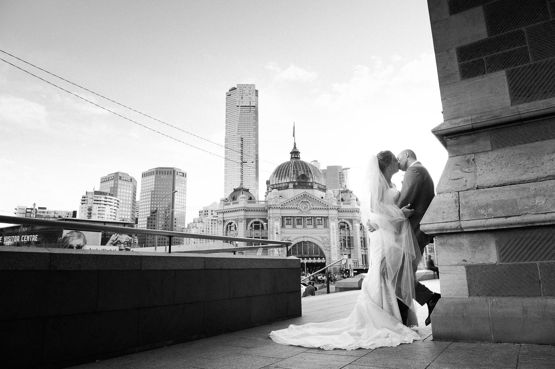 Wedding at Vogue Ballroom city shoot