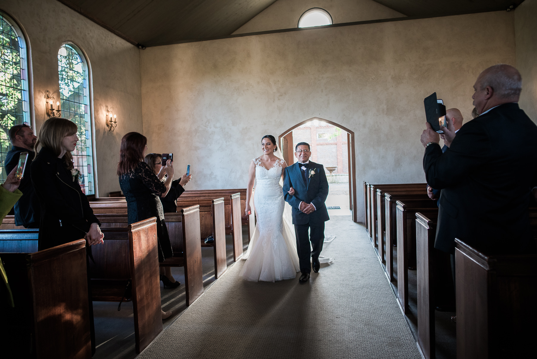 Wedding ceremony at Stones of the Yarra Valley