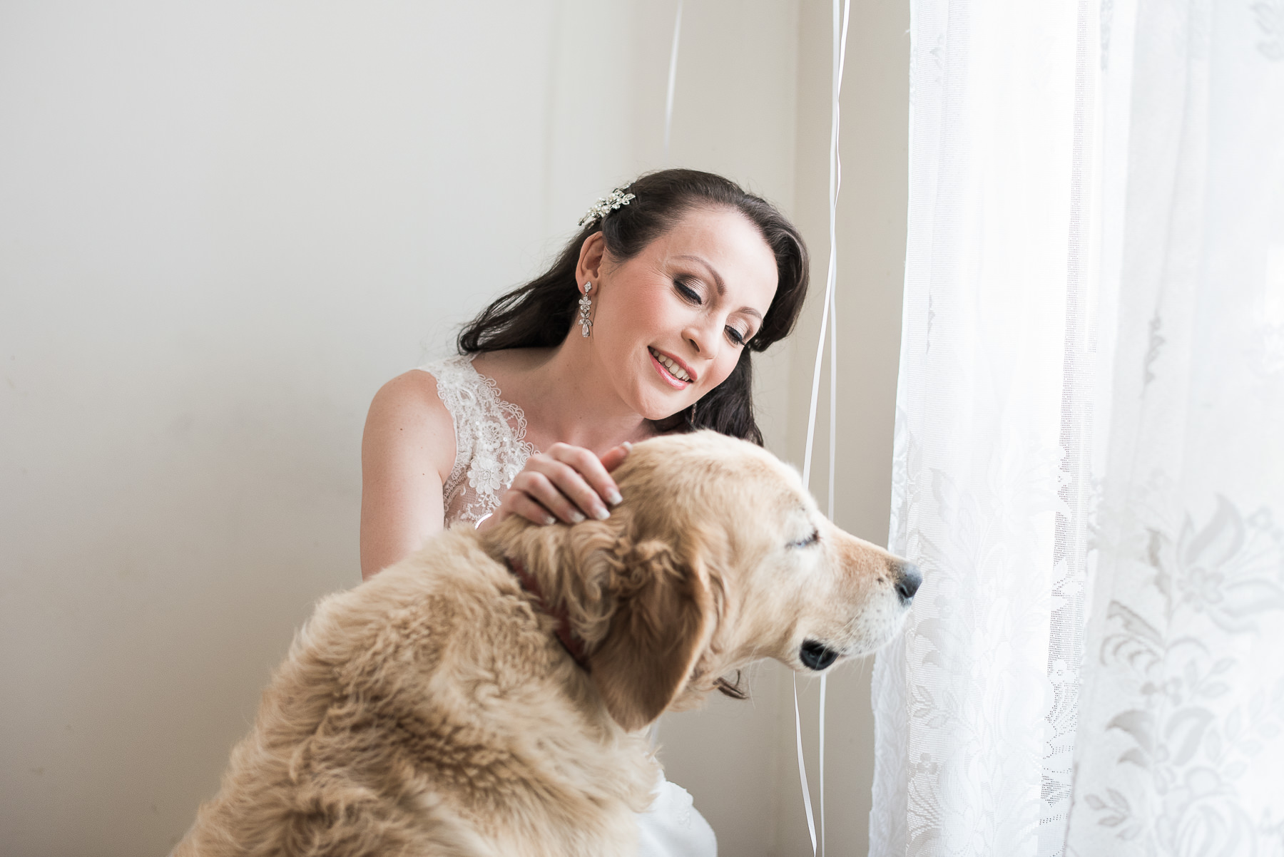 Brighton Savoy wedding day puppy