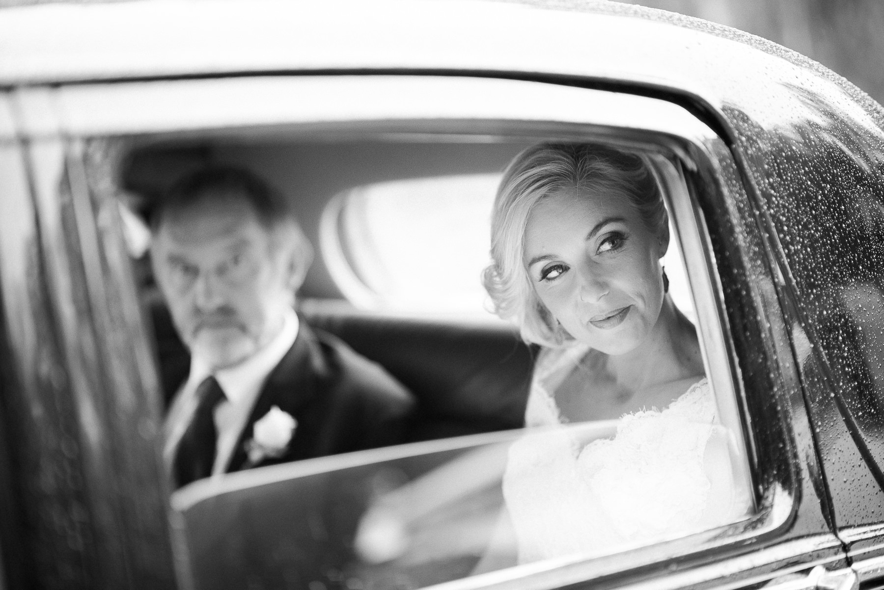 Wedding at Inglewood Estate car