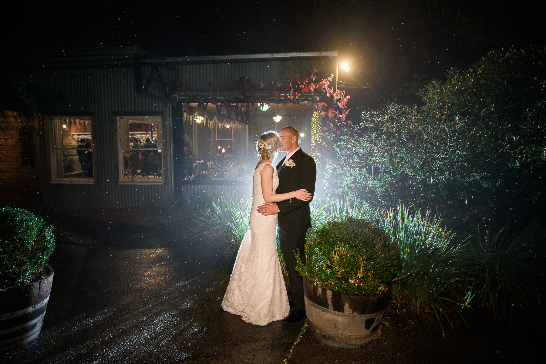 Wedding at Inglewood Estate night