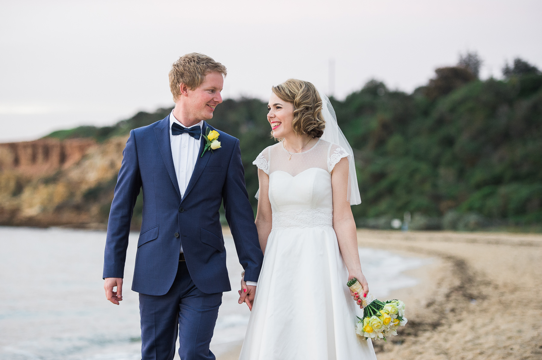 Wedding at True South Black Rock beach