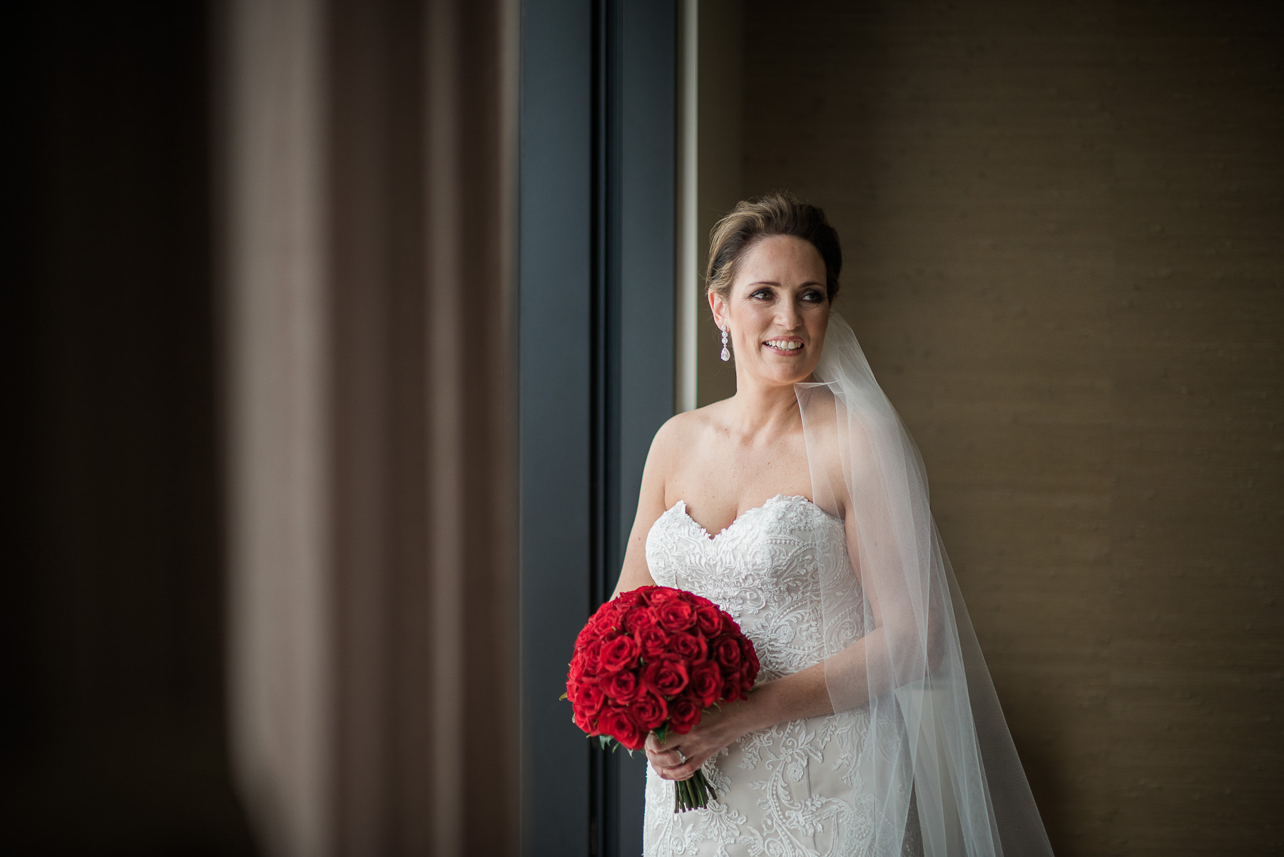 Wedding at Sails on the Bay bride