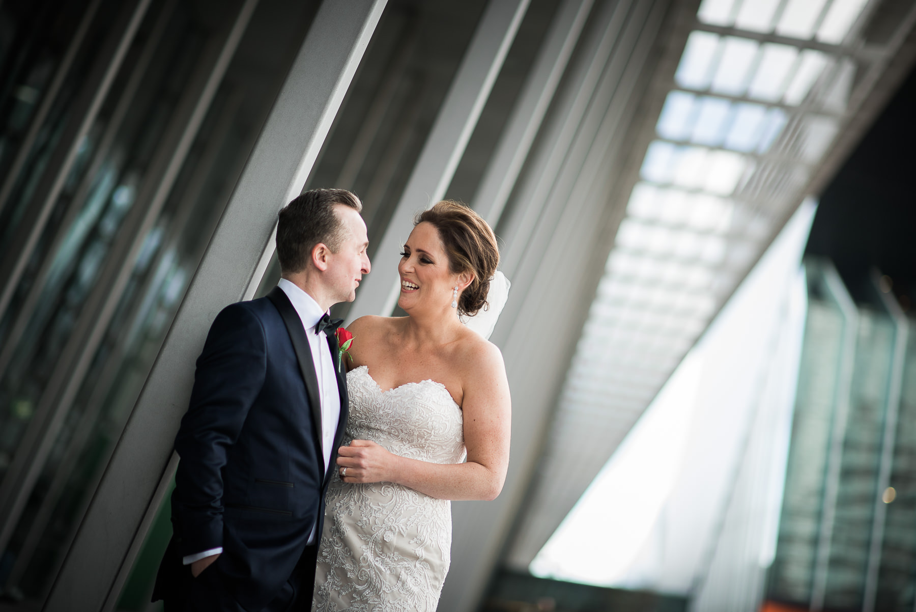Wedding at Sails on the Bay happy
