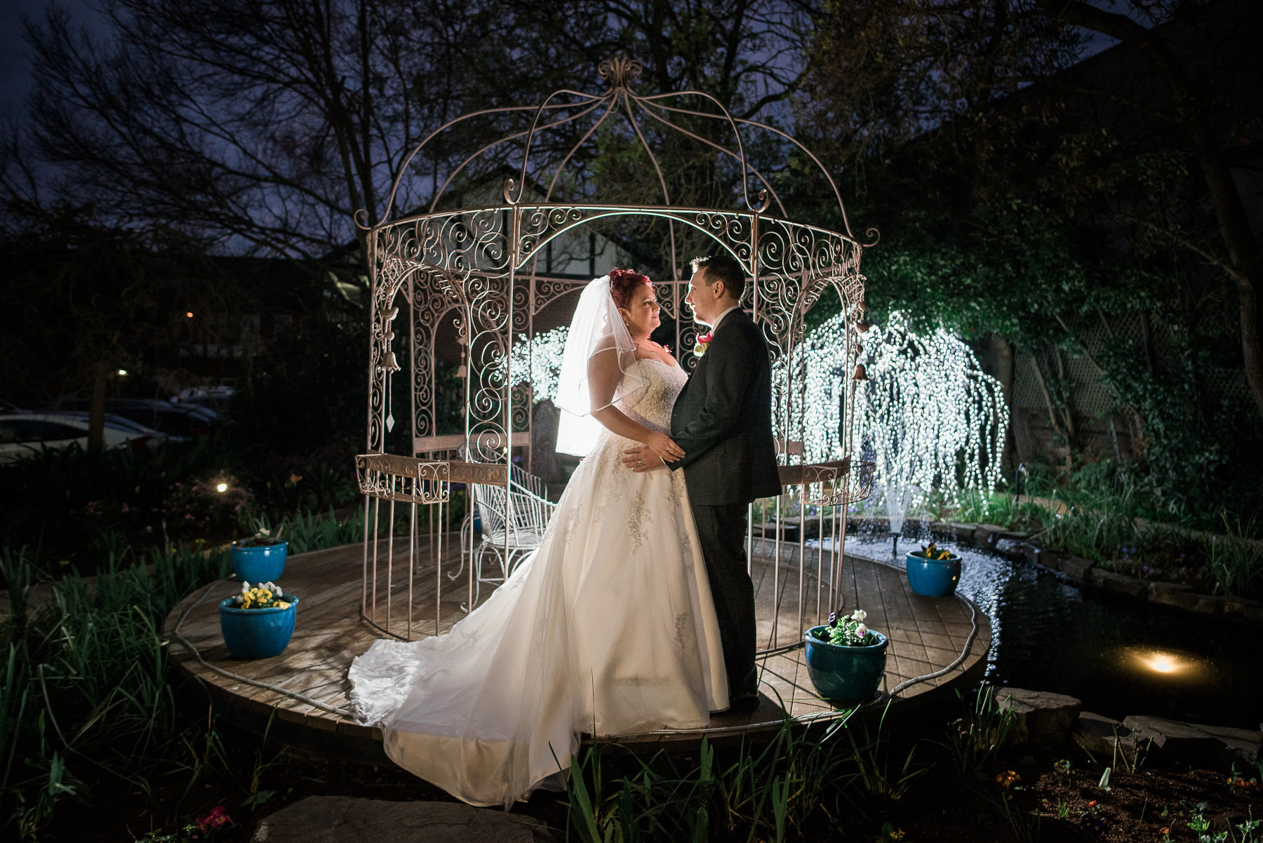 Wedding night at the Elizabethan Lodge