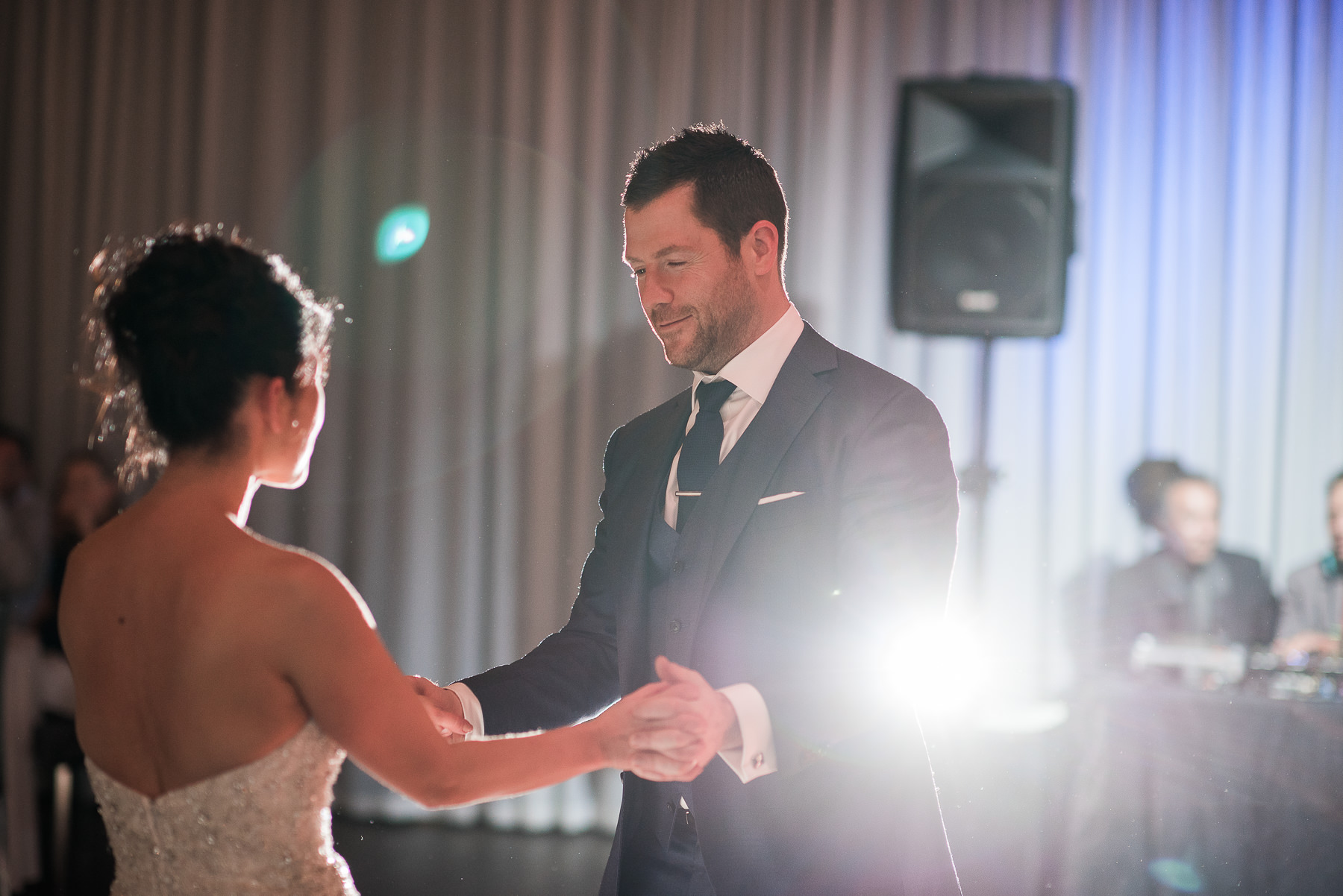 Wedding dance at Cargo Hall South Wharf