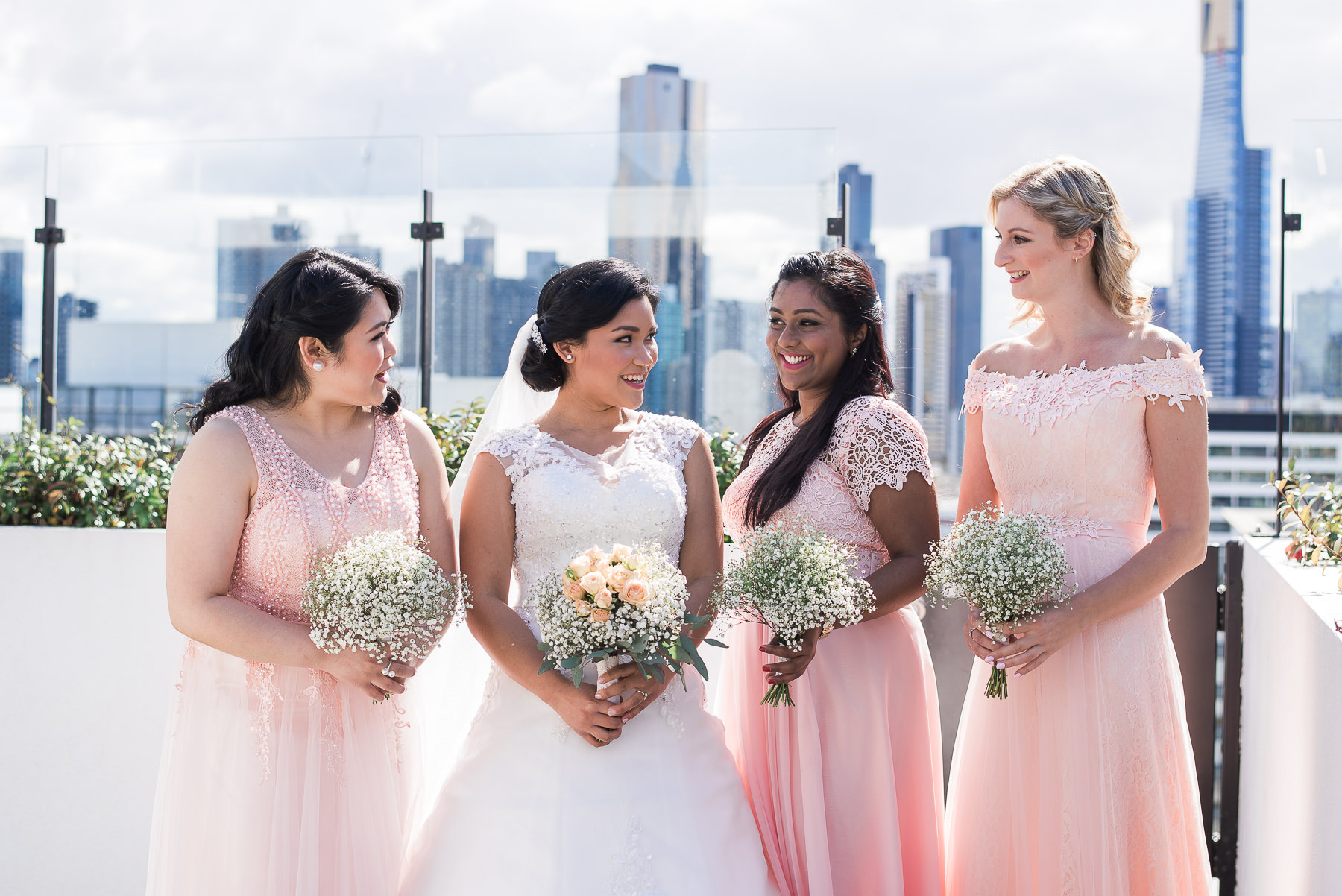 Wedding at Sails on the Bay girls