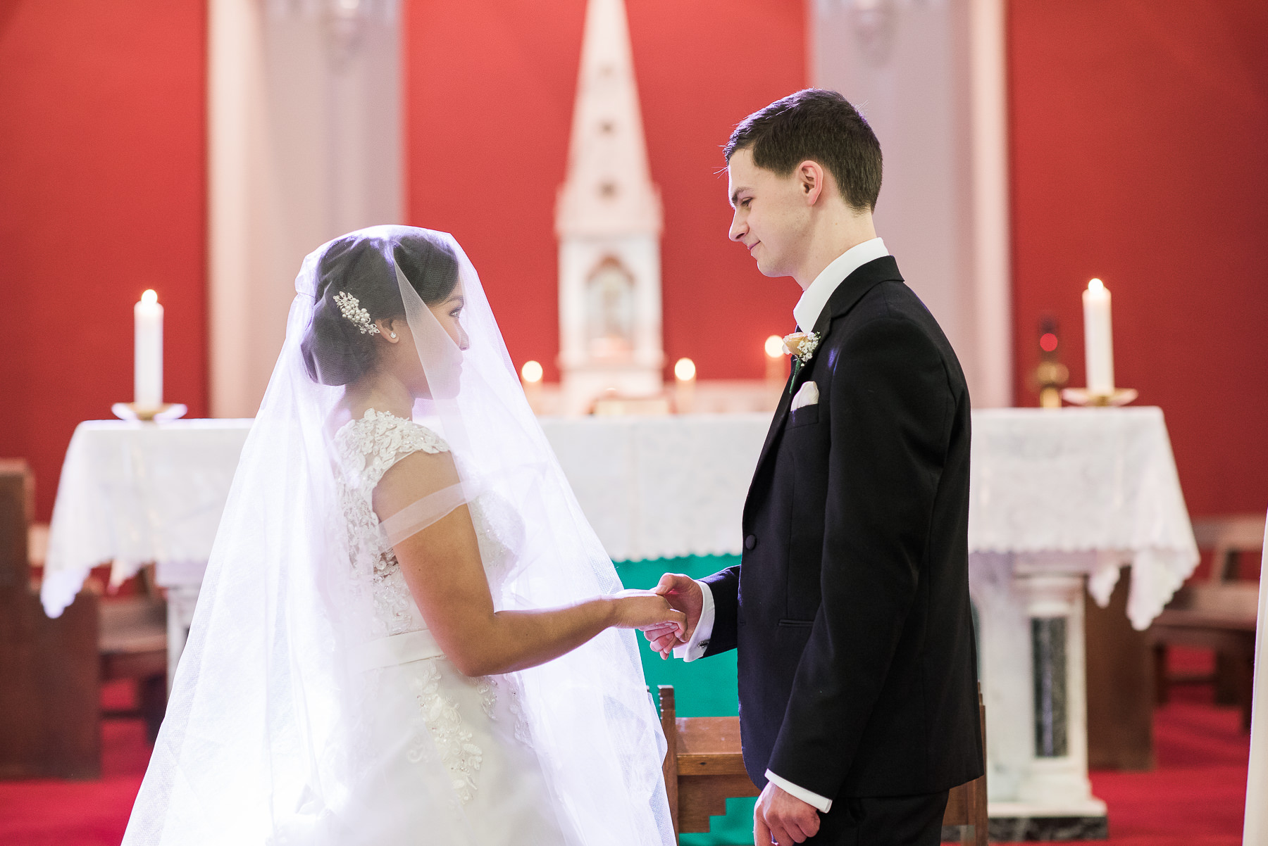 Wedding at Sails on the Bay church