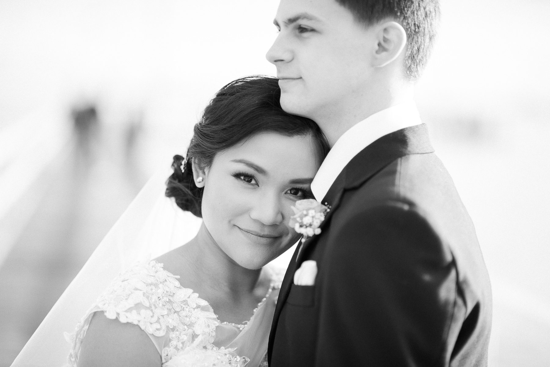 Wedding at Sails on the Bay love