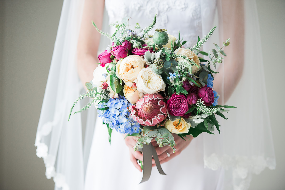 wedding flowers at jack rabbit vineyard