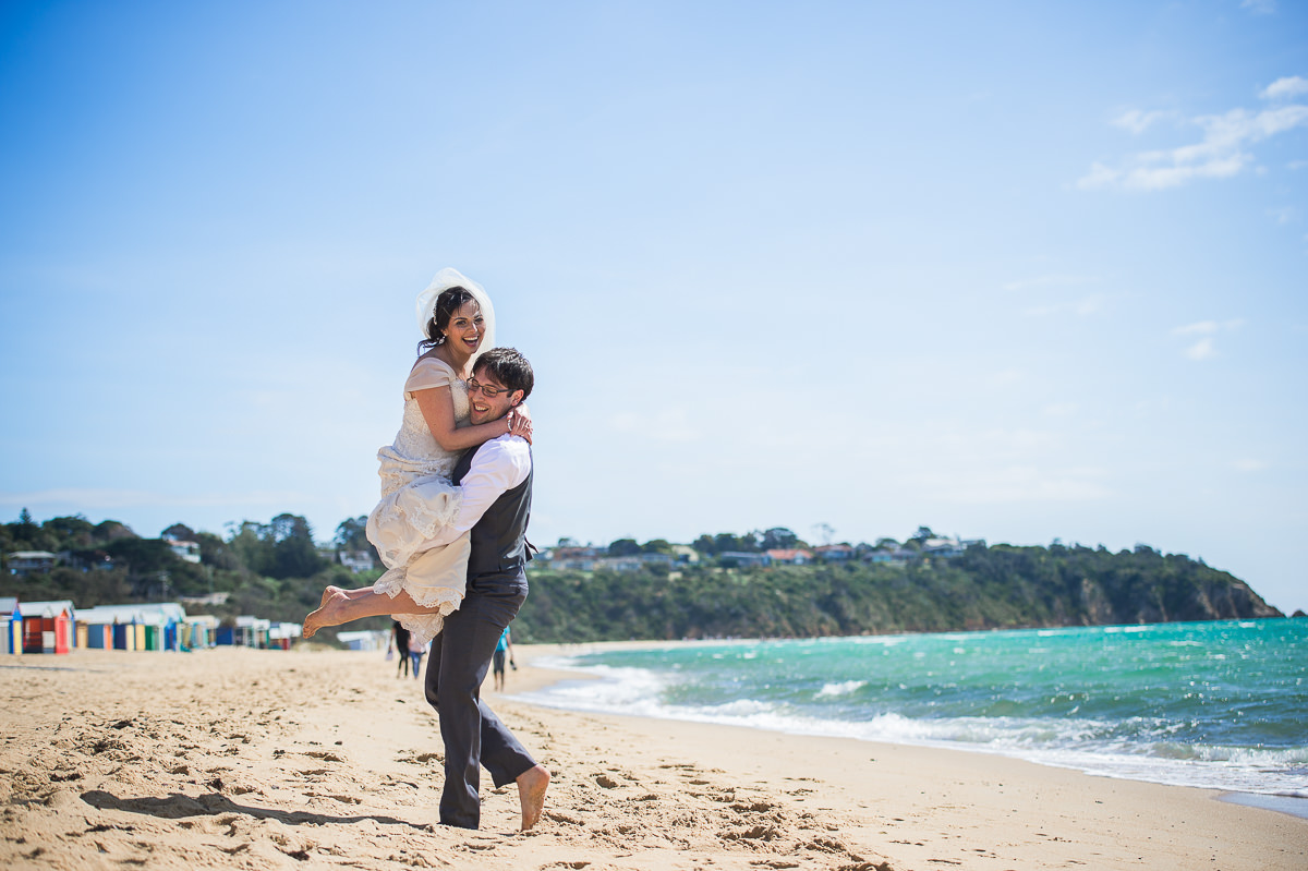 wedding at tucks ridge beach