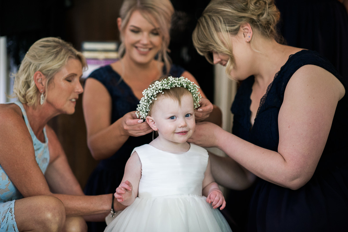 Wedding at Bram Leigh estate baby