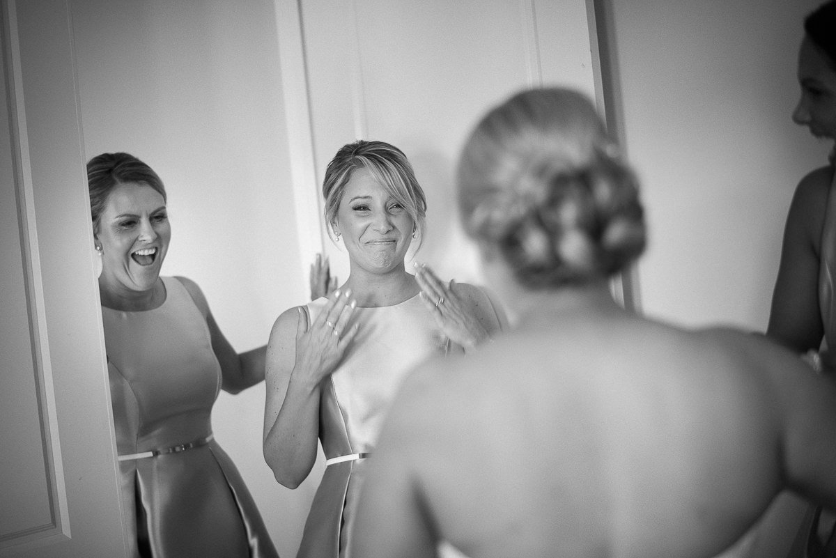 MCG wedding Jim Stynes Room bridesmaids