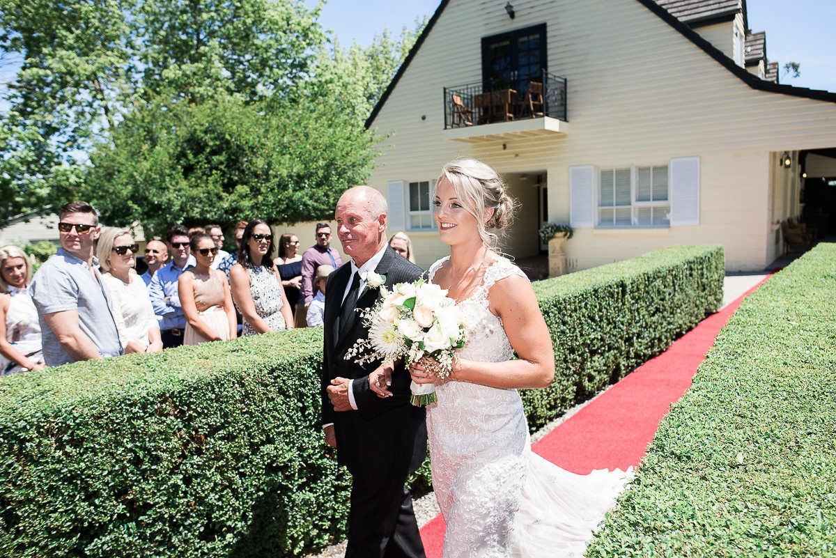 wedding at White Chapel Estate bride