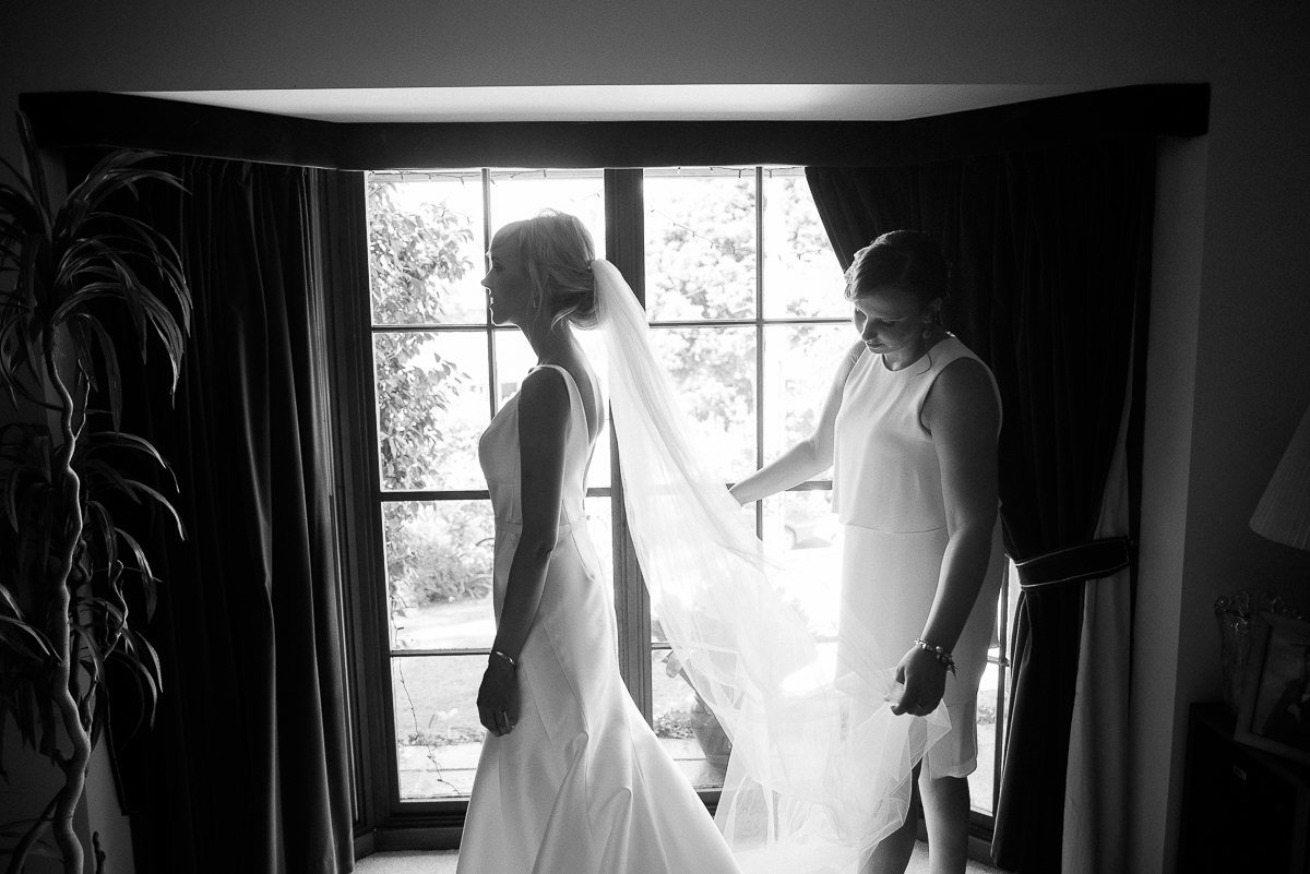 Jardin Tan Wedding bride