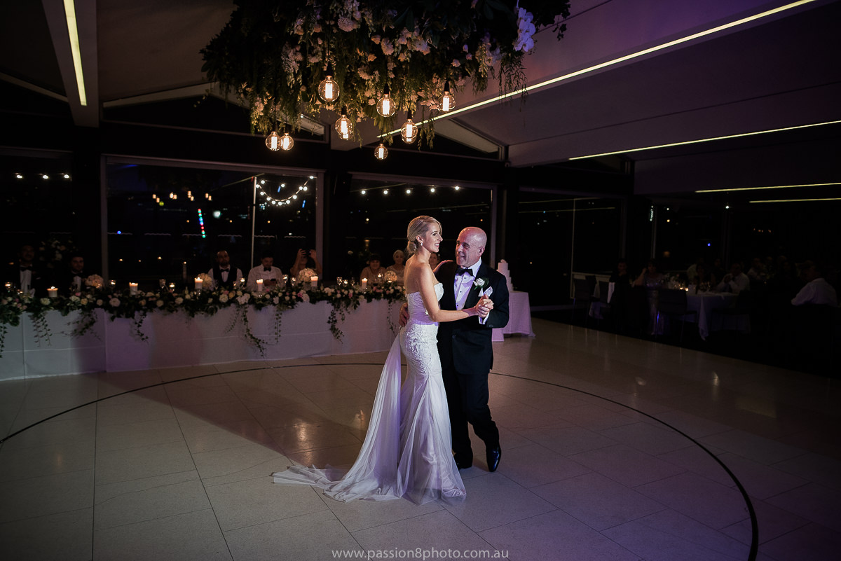 Wedding at Carousel Albert Park dad dance