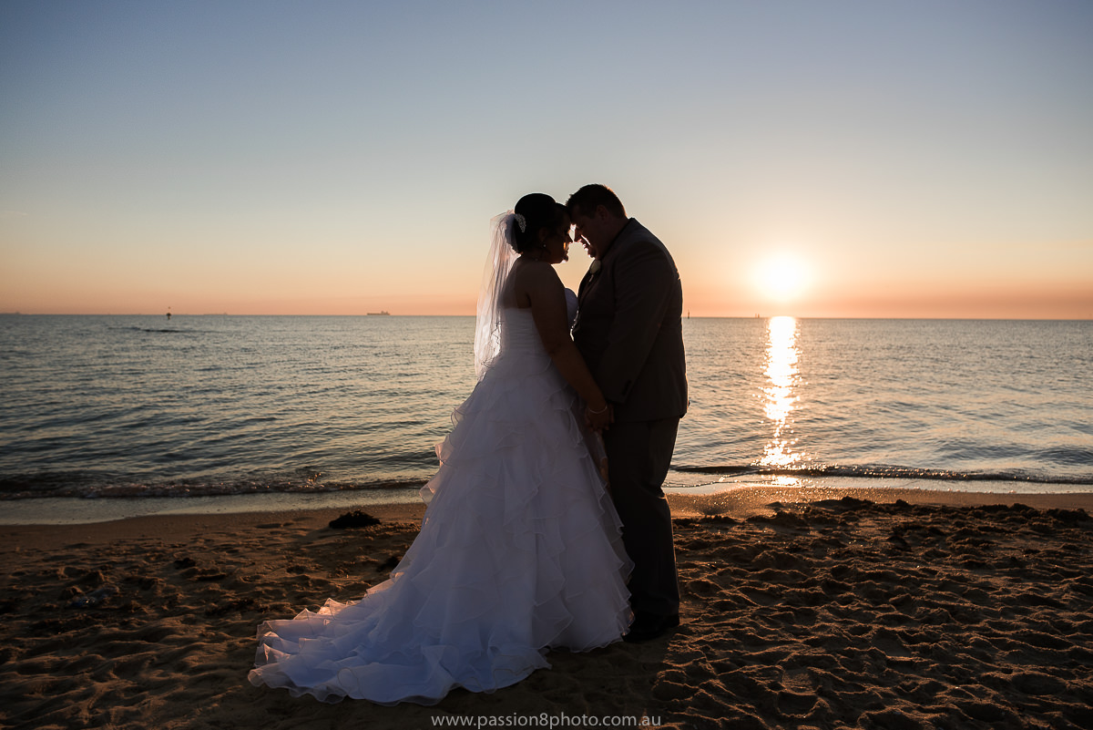 Brighton International Wedding sunset