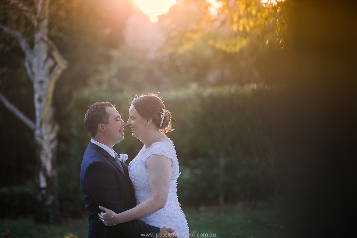 Wedding Ascot House sunset