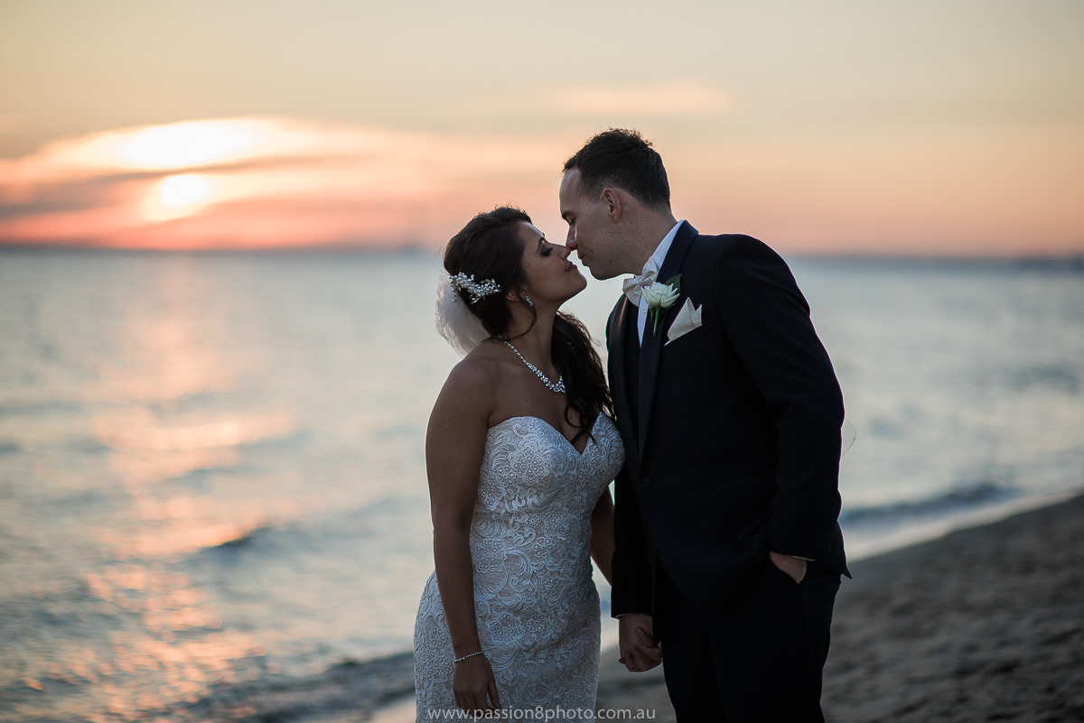 Wedding International of Brighton sunset
