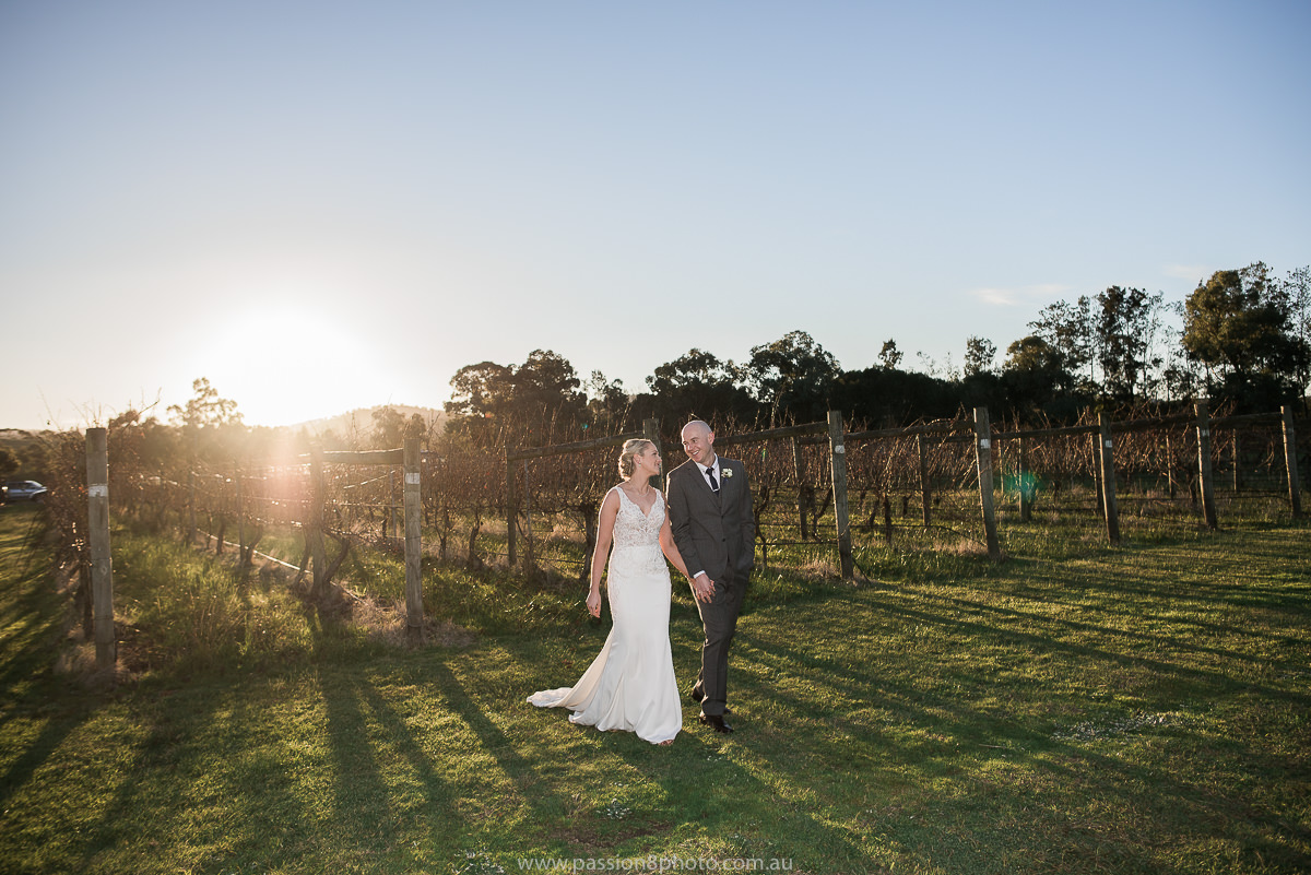 Wedding at Immerse in the Yarra Valley sunset