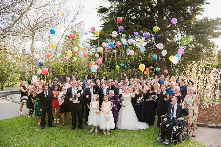 Wedding at Bram Leigh balloon