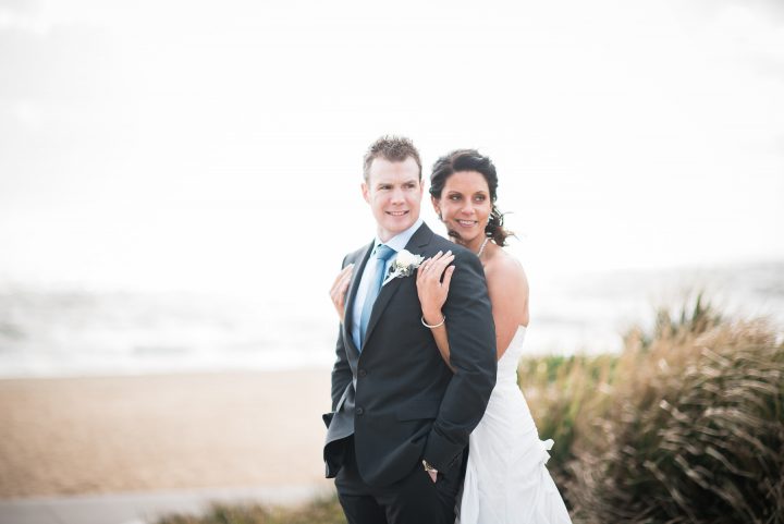 Wedding at Sails on the Bay windy day